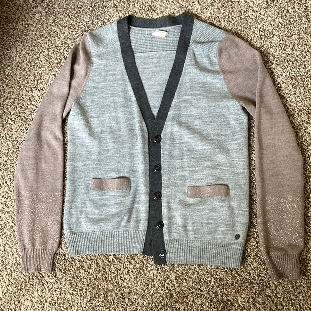 Vintage Levis colorblock cardigan M
